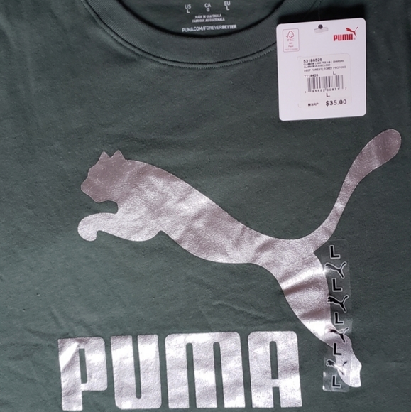 Puma Green Shirt - Picture 4 of 5